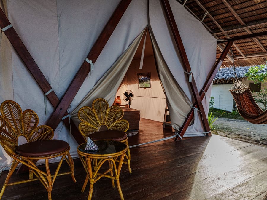 Beachfront Glamping Hut