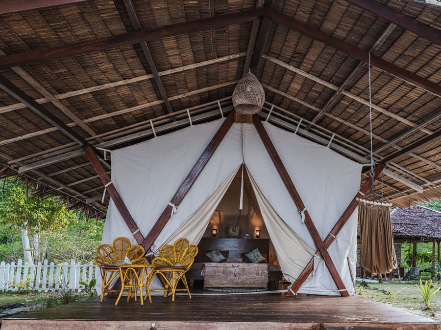 Beachfront Glamping Hut