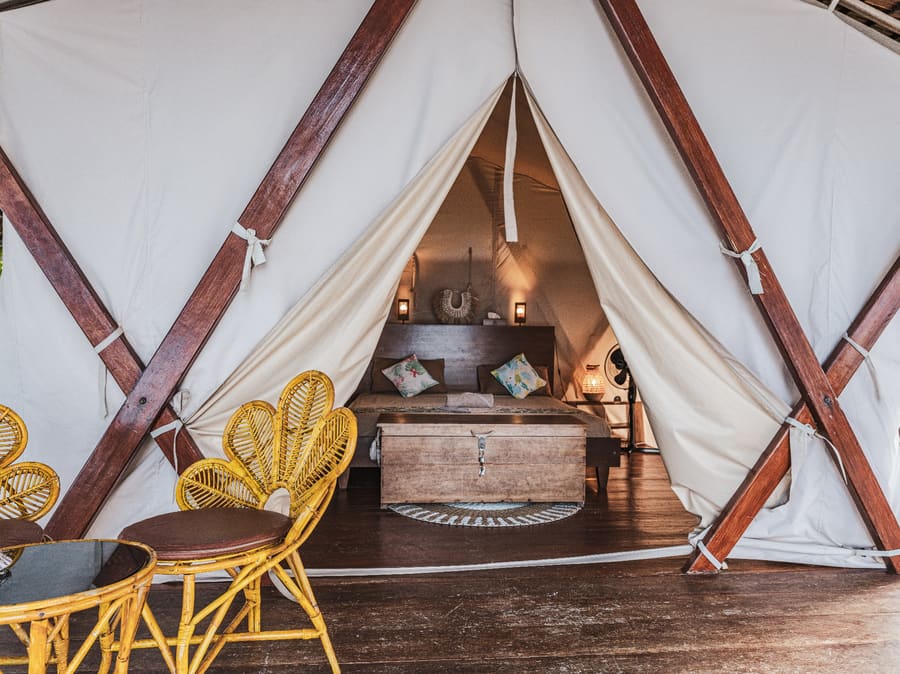 Beachfront Glamping Hut