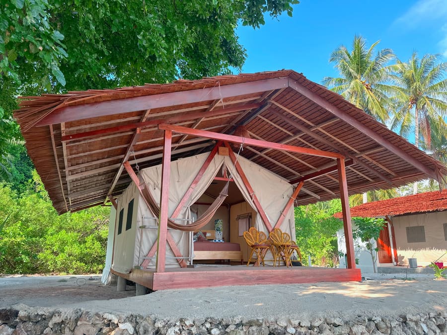 Beachfront Glamping Hut